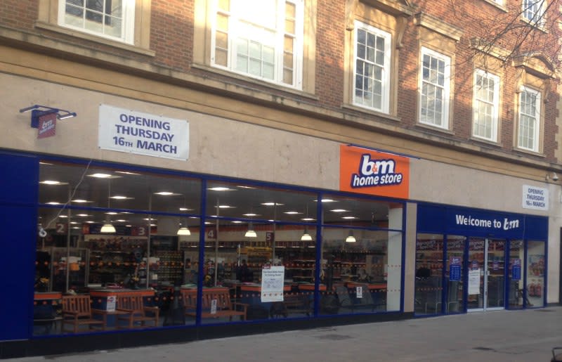 The new B&M Peterborough on opening day