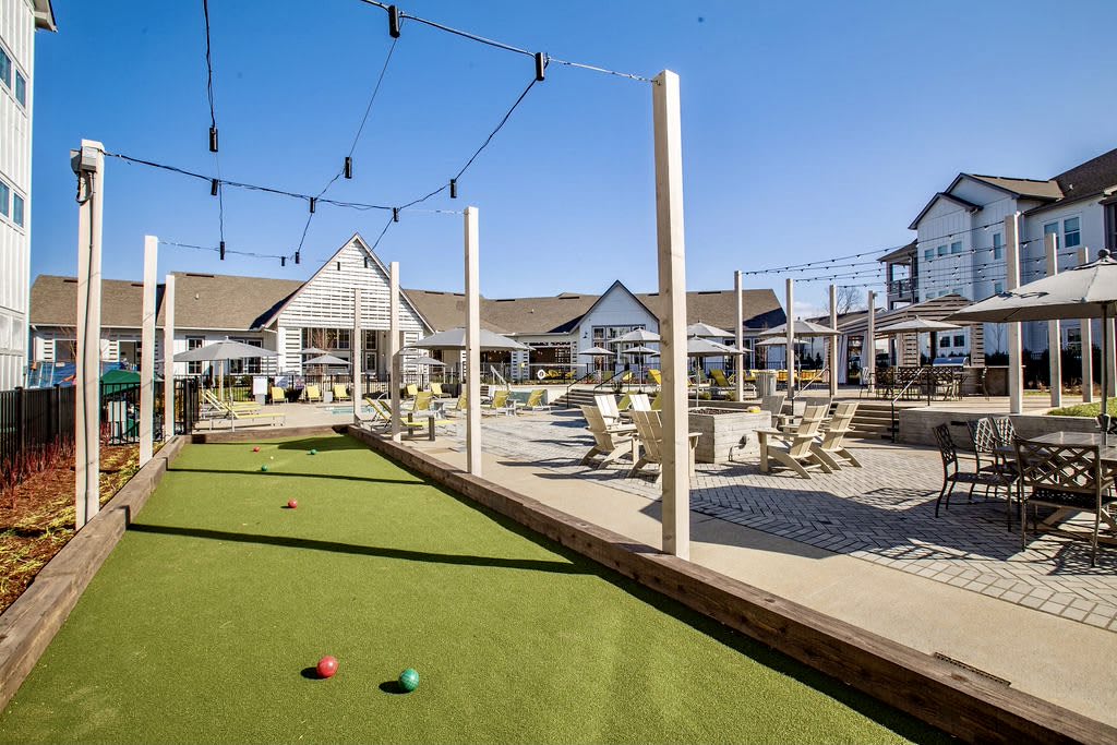 Outdoor Gaming Space at The Livano at Bluewood