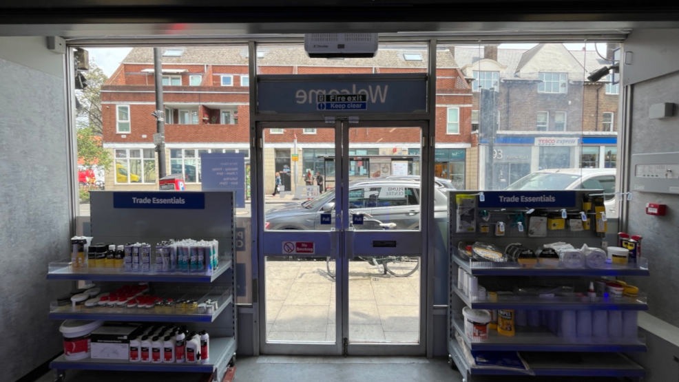 Inside Plumb Centre in Shepherds Bush