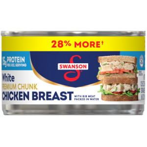 Swanson® White Premium Chunk Canned Chicken Breast in Water, 12.5 OZ Can (Case of 12) featured image