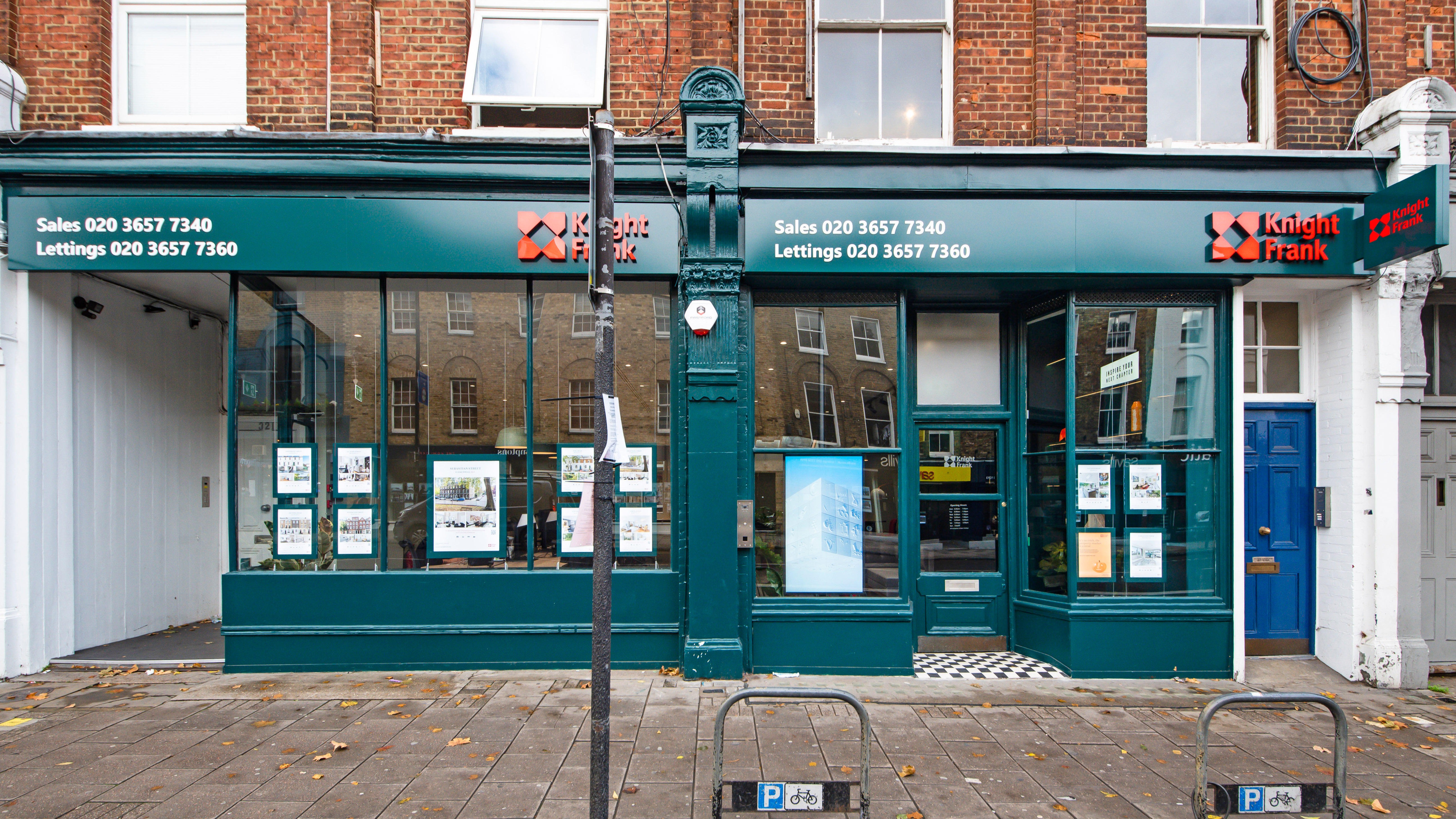 Outside View of Knight Frank Estate agents in Islington