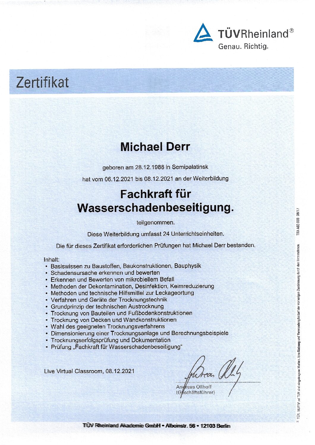 Heizung Sanitär Klima Derr GmbH, Karl-Hass-Str. 17 in Niederkassel