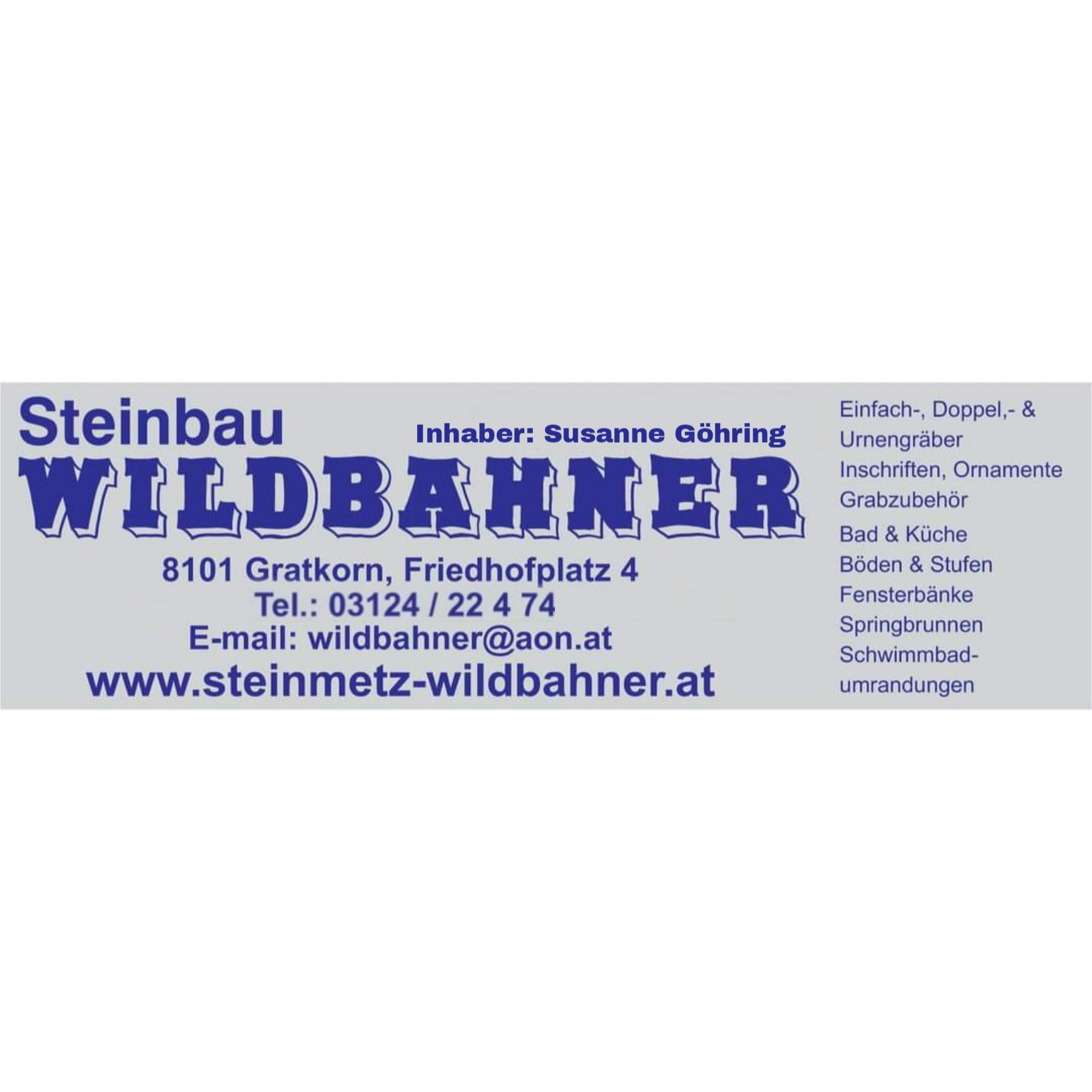 Adolf Wildbahner Steinbau Inh Susanne Göhring Logo