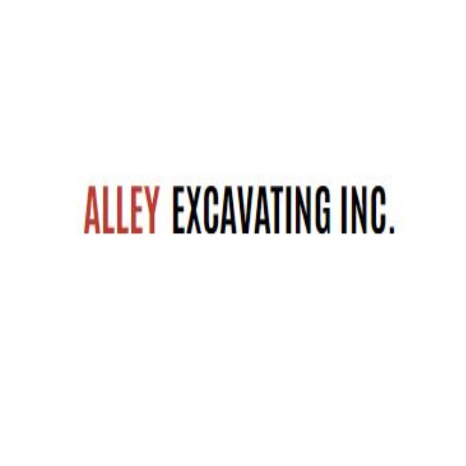 Alley Excavating Logo