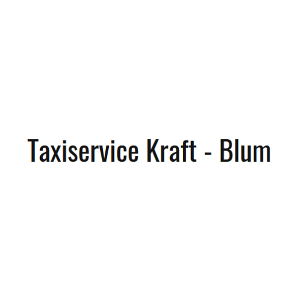 Kundenlogo Taxi Kraft-Blum Inh. Sebastian Blum