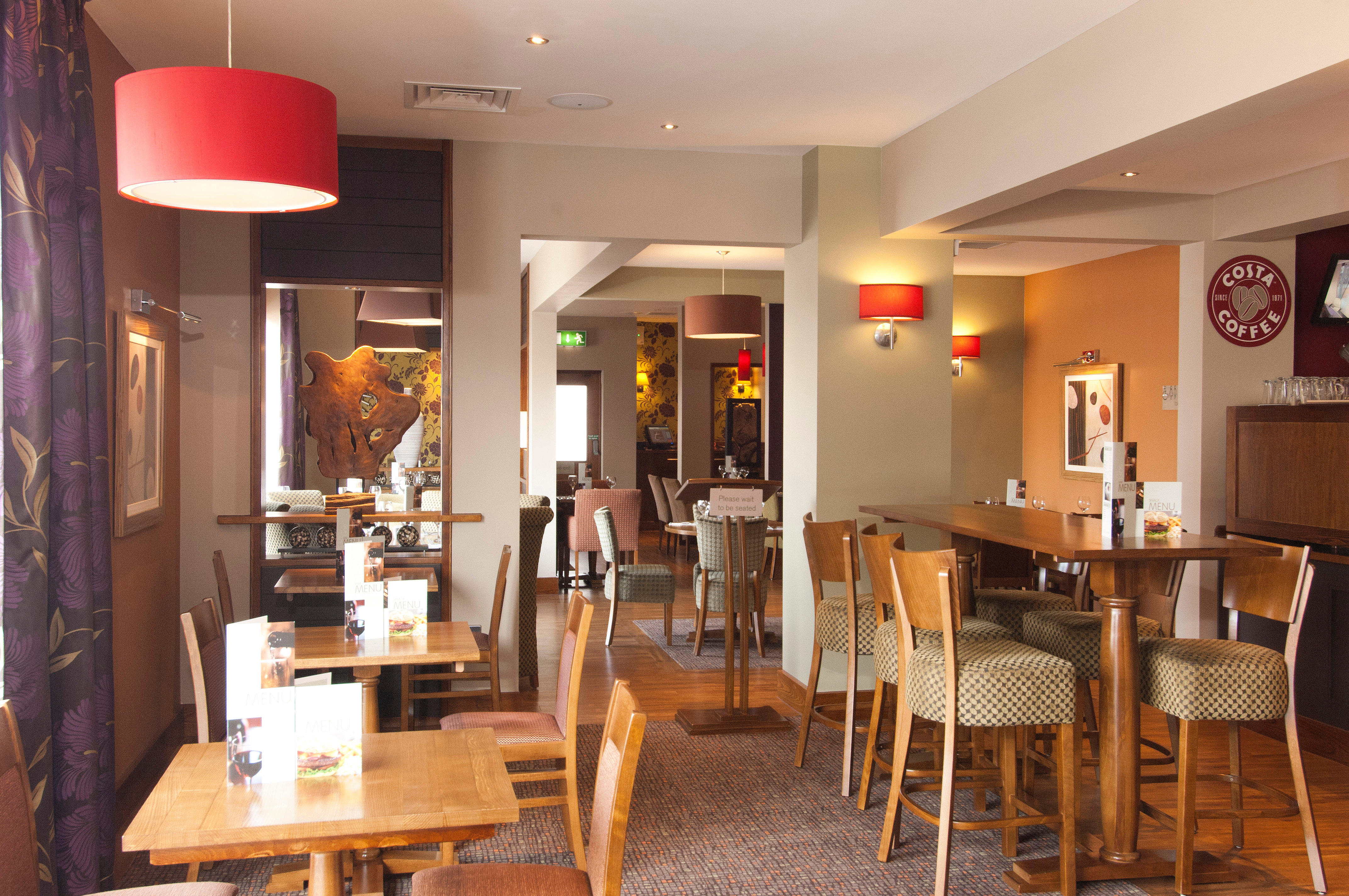 Thyme restaurant Premier Inn Exeter Central St Davids hotel Exeter 03333 219216