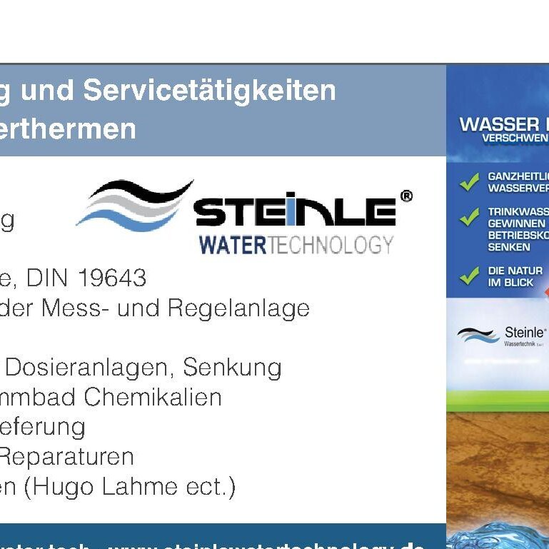 Bilder Steinle Watertechnology