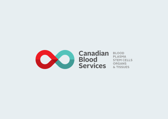 Canadian Blood Services logo.
