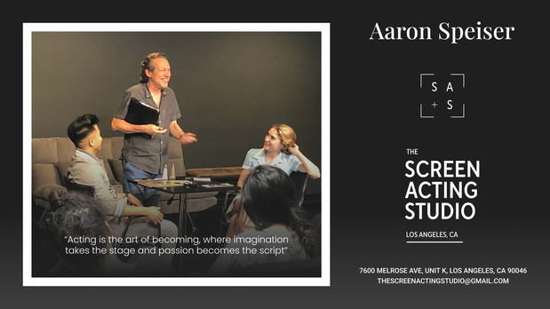 Images Aaron Speiser - The Screen Acting Studio