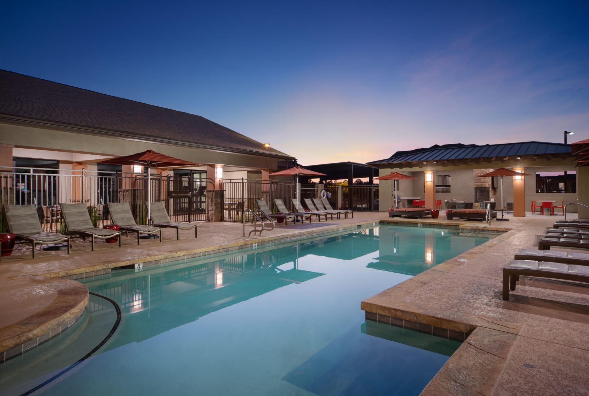 Sparkling Blue Pool