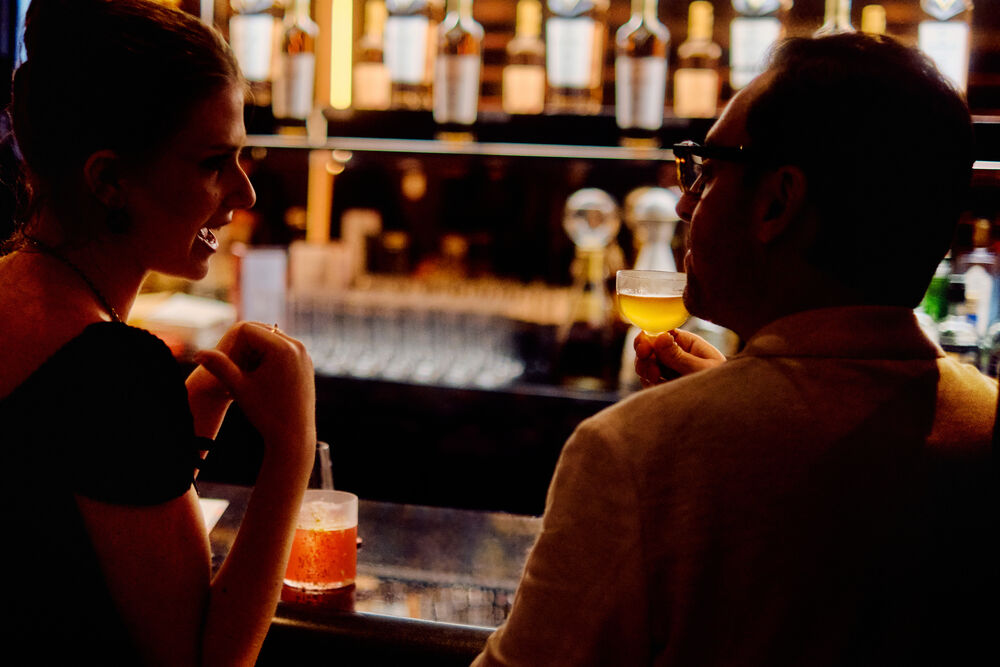 Late evening atmosphere at Bar45