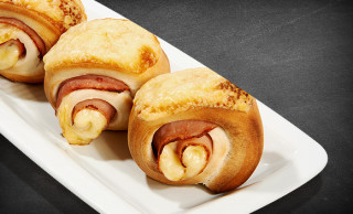 8 Pizzabrötchen Schinken-Käse