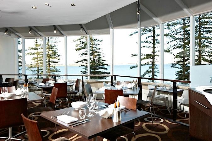 Restaurant with beach view at Novotel Sydney Brighton Beach hotel Novotel Sydney Brighton Beach Sydney (02) 9556 5111