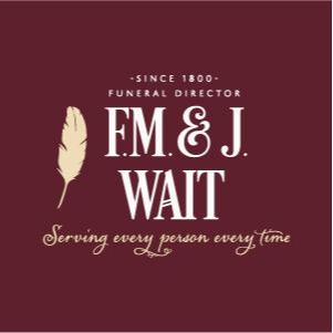F.M. and J Wait Funeral Directors Logo F.M. & J. Wait Funeral Directors Tamworth 01827 64820