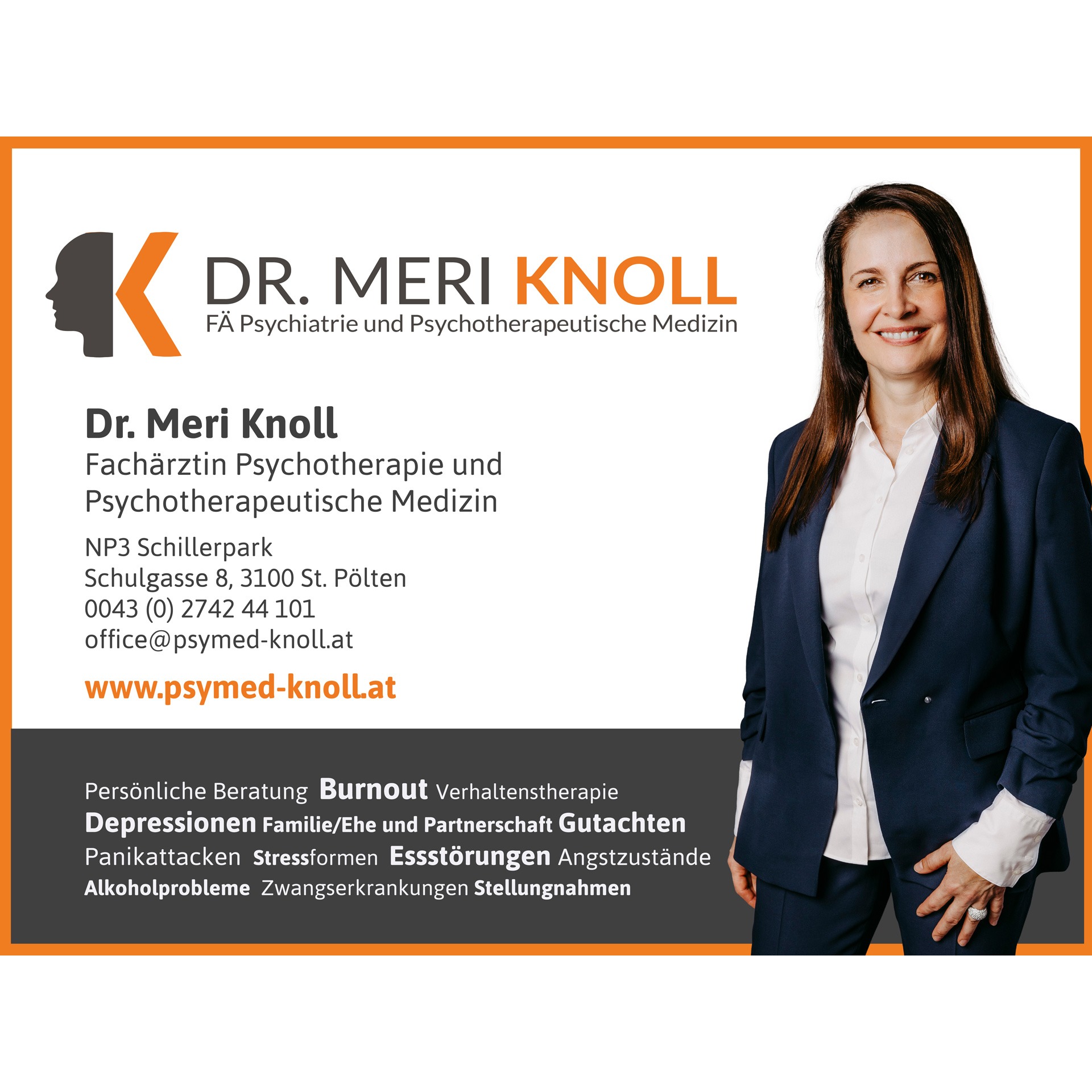 Logo von Dr. Meri Knoll Psychiater und Psychotherapeutische Medizin