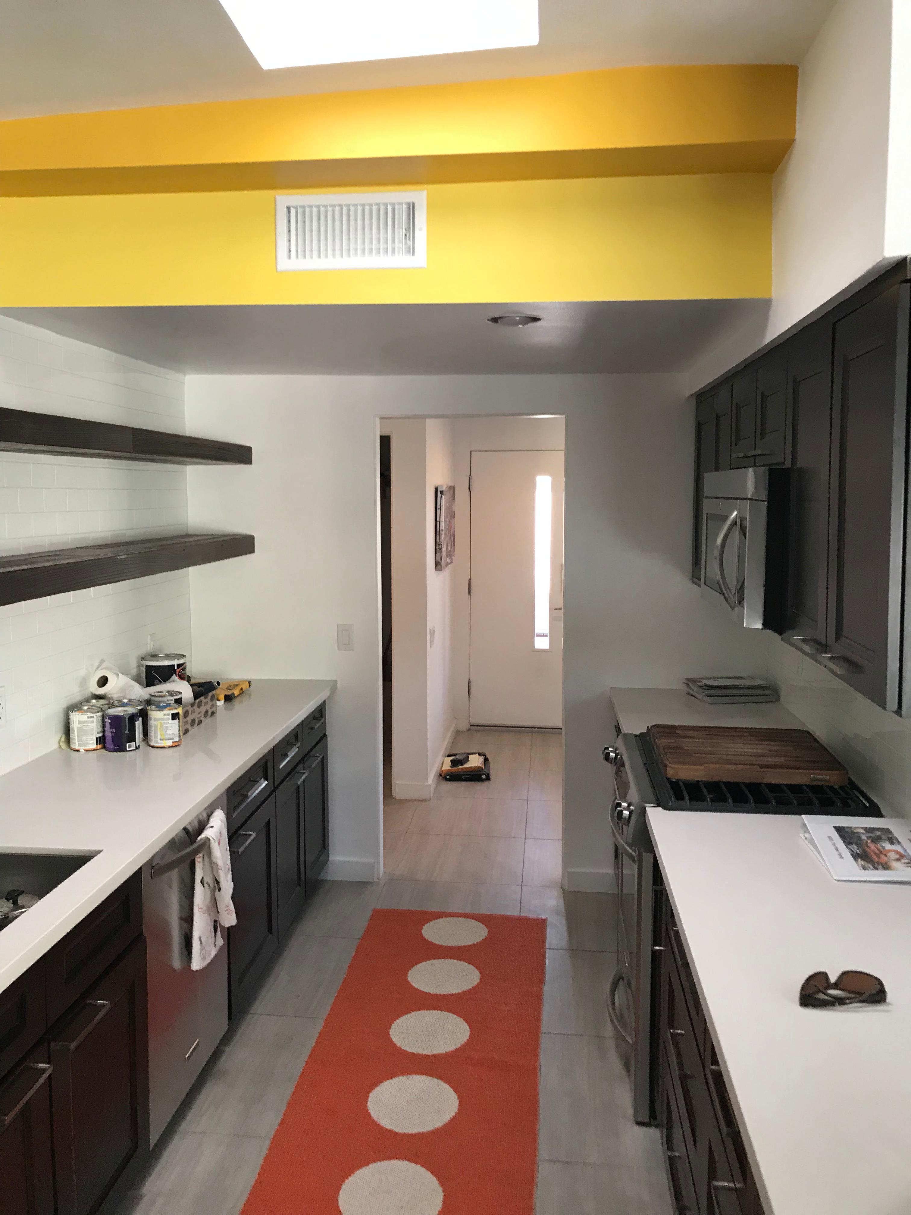 Post Modern kitchen up grades with new color and some current styles