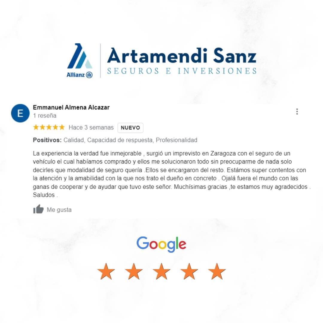 Allianz Seguros Zaragoza | Oficina Artamendi Sanz Zaragoza