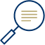 Magnifying glass icon.