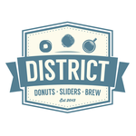 District: Donuts. Sliders. Brew. Logo