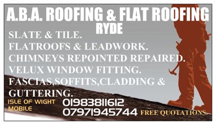 ABA Roofing & Flat Roofing Ryde Ryde 01983 811612