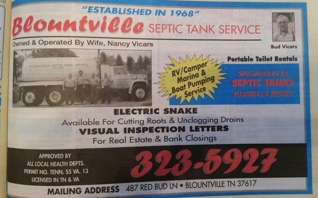 Images Blountville Septic Tank Service