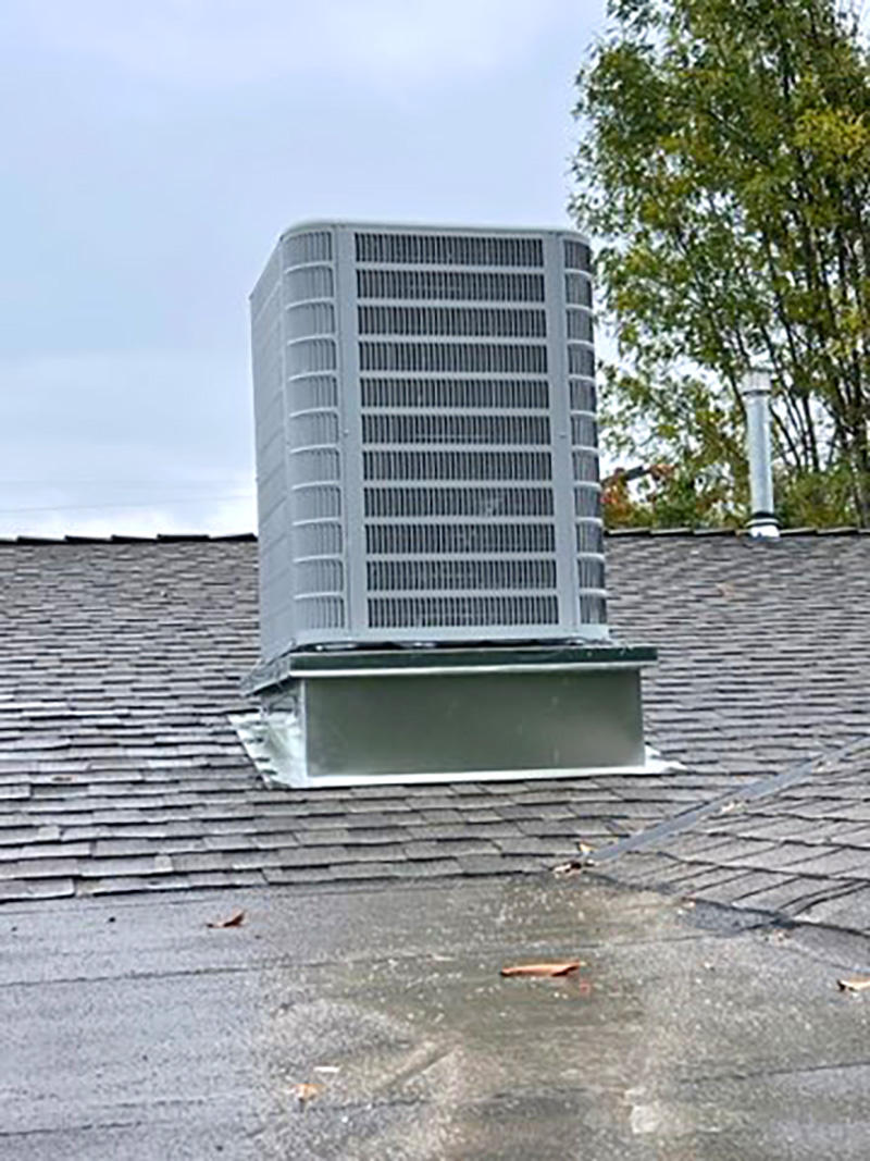 Instalacion de air acondiciondo HVAC en techo, AIR FAST HEATING AND COOLING
