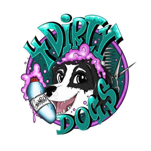 4 DIRTY DOGS by Anita Gerber Logo
