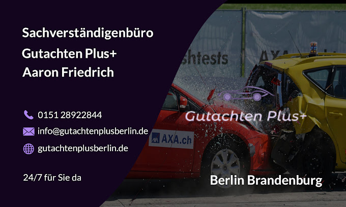 Gutachten Plus + | Kfz Gutachter | Unfallgutachter | Kfz-Sachverständiger, Waldkante 3 in Altlandsberg