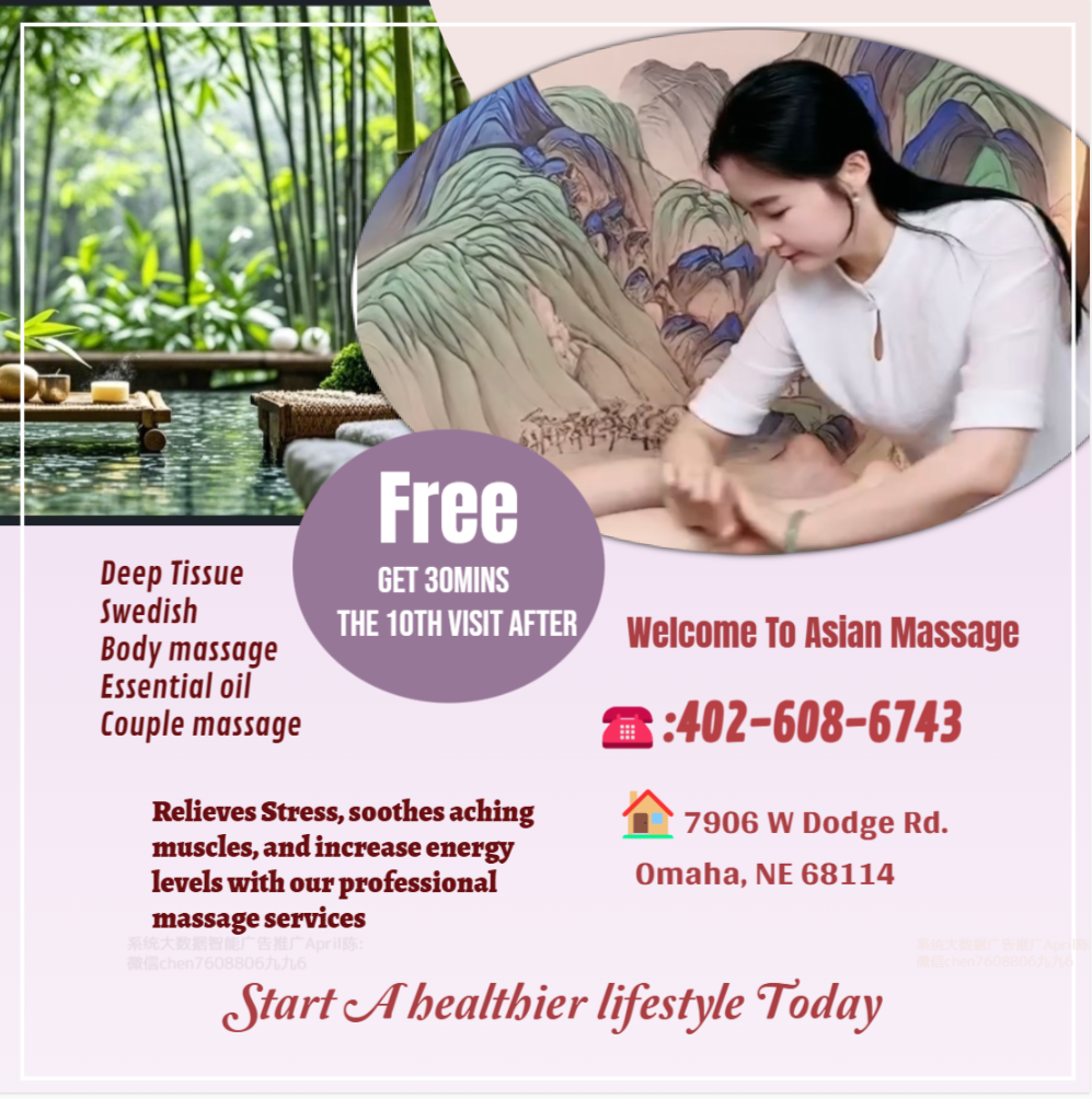 Massage techniques are commonly applied with hands, fingers, 
elbows, knees, forearms, feet, or a device. 
The purpose of massage is generally for the treatment of 
body stress or pain.