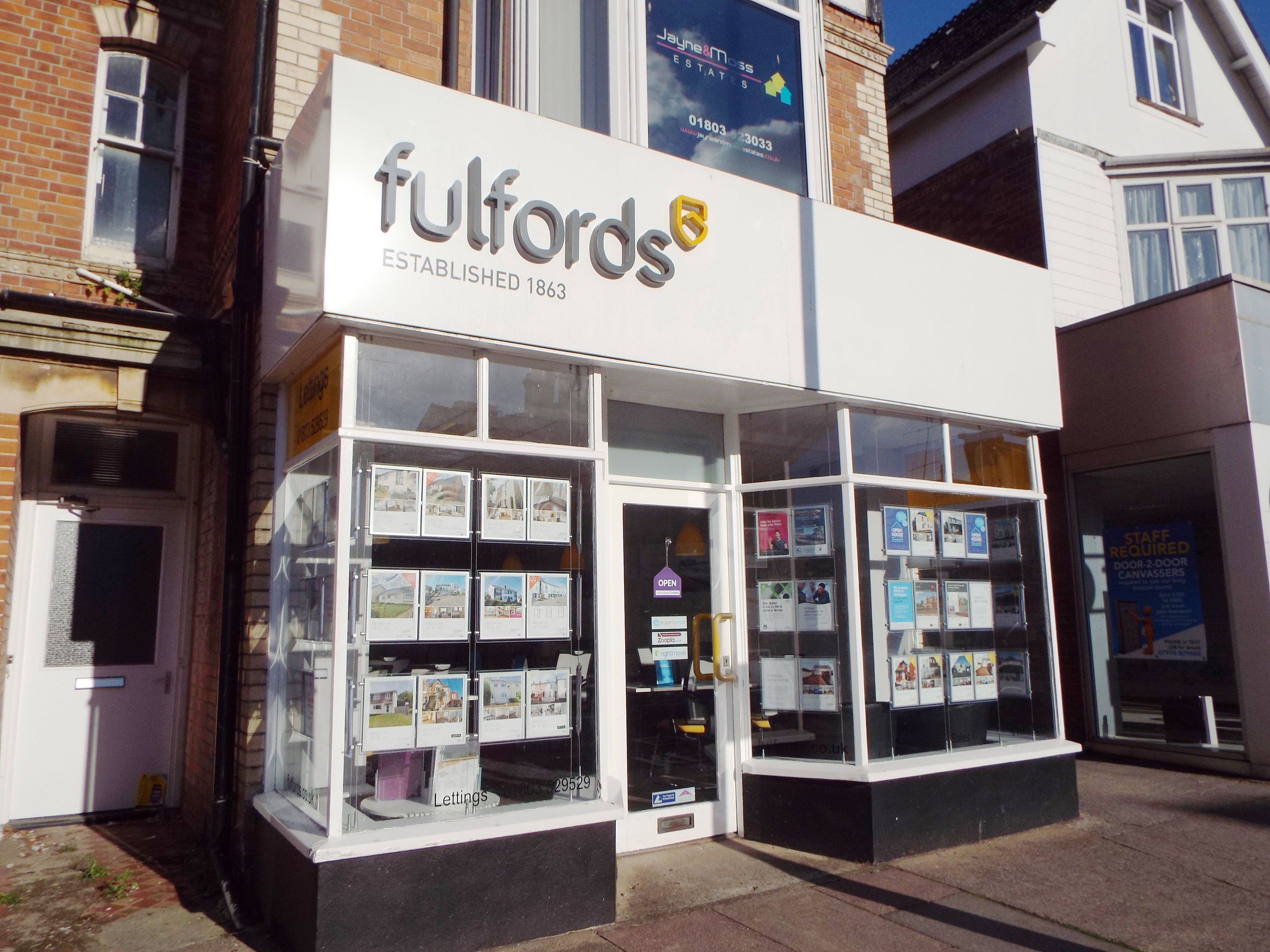 Fulfords Sales and Letting Agents Paignton Paignton 01803 640258