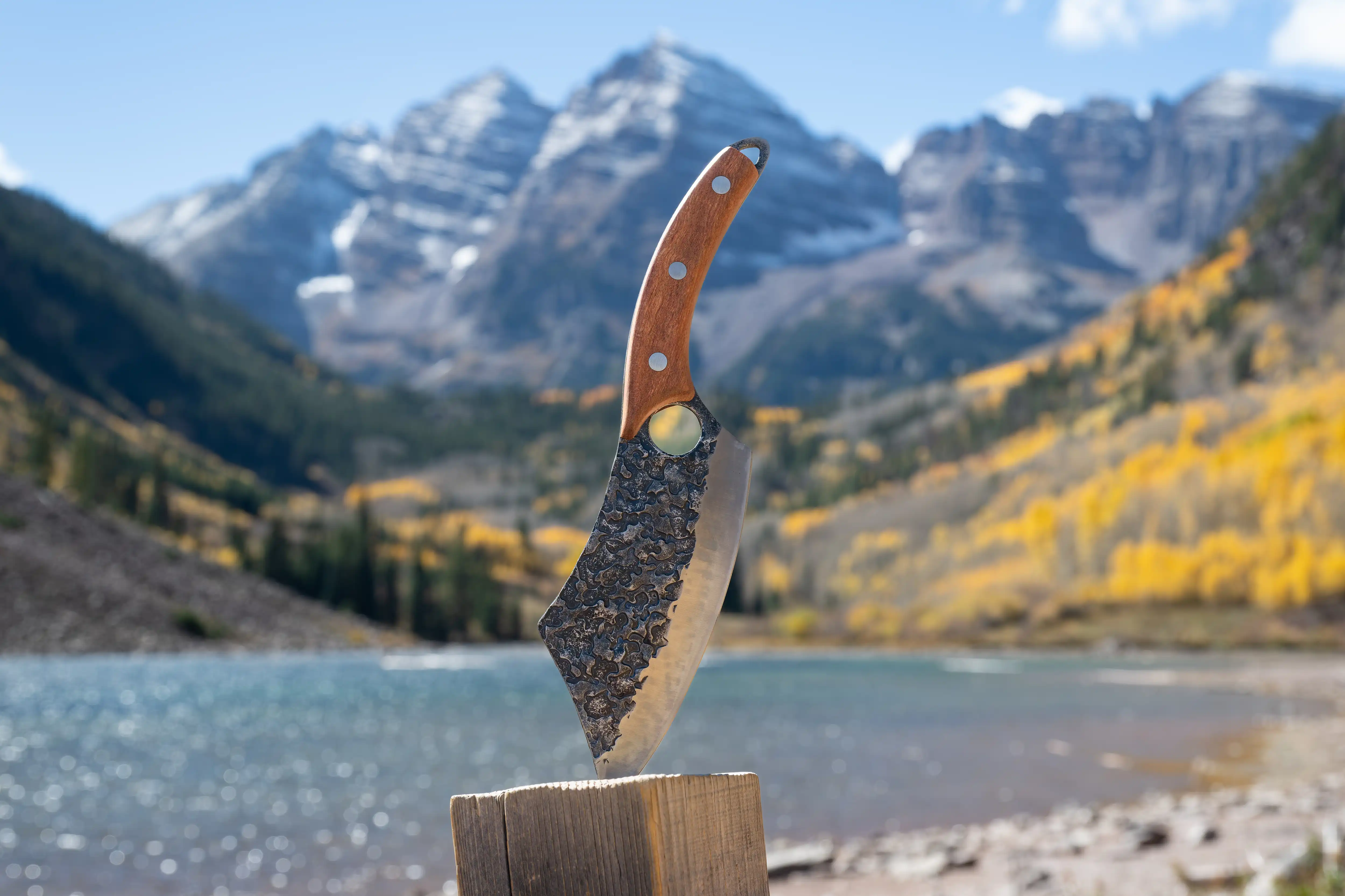 The Viking Knife
Where Form Meets Fierce Function.
Forged for those who respect both fire and finesse, the Viking Knife is a bold blend of artistry and edge. With its razor-sharp 8Cr14MoV stainless steel blade, striking G10 handle, and flawless ergonomic balance, this knife doesn't just prepare food—it commands the kitchen.
Powerful Yet Elegant
Whether you're carving roast or crafting charcuterie, the Viking Knife delivers a powerful yet elegant cut every time. Gift-ready and battle-tested, it's as much a statement piece as it is a trusted tool.
Forged to perform. Built to endure.