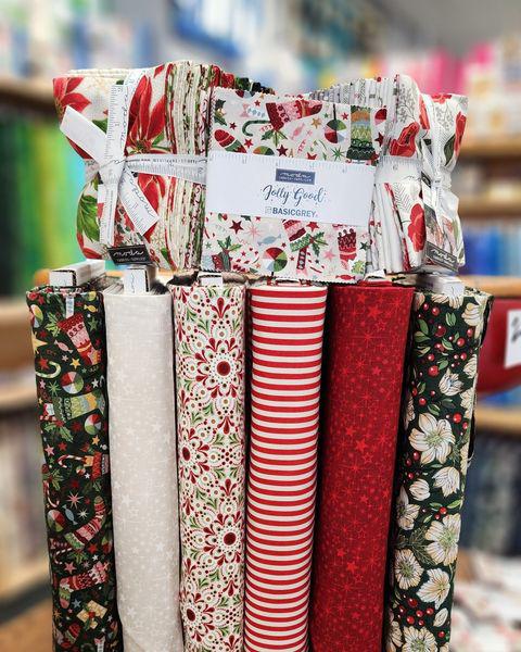 Believe it or not Christmas and Holiday Fabrics are starting to roll in! It's not too early to start making your handmade holiday gifts. Don't be like us and wait until November to get started!