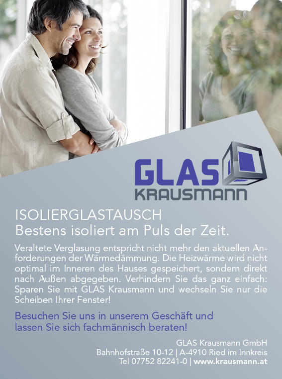 Glas Krausmann GmbH, Bahnhofstraße 10-12 in Ried im Innkreis