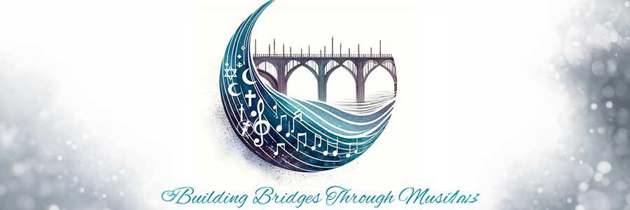 image of bridge and musical notes