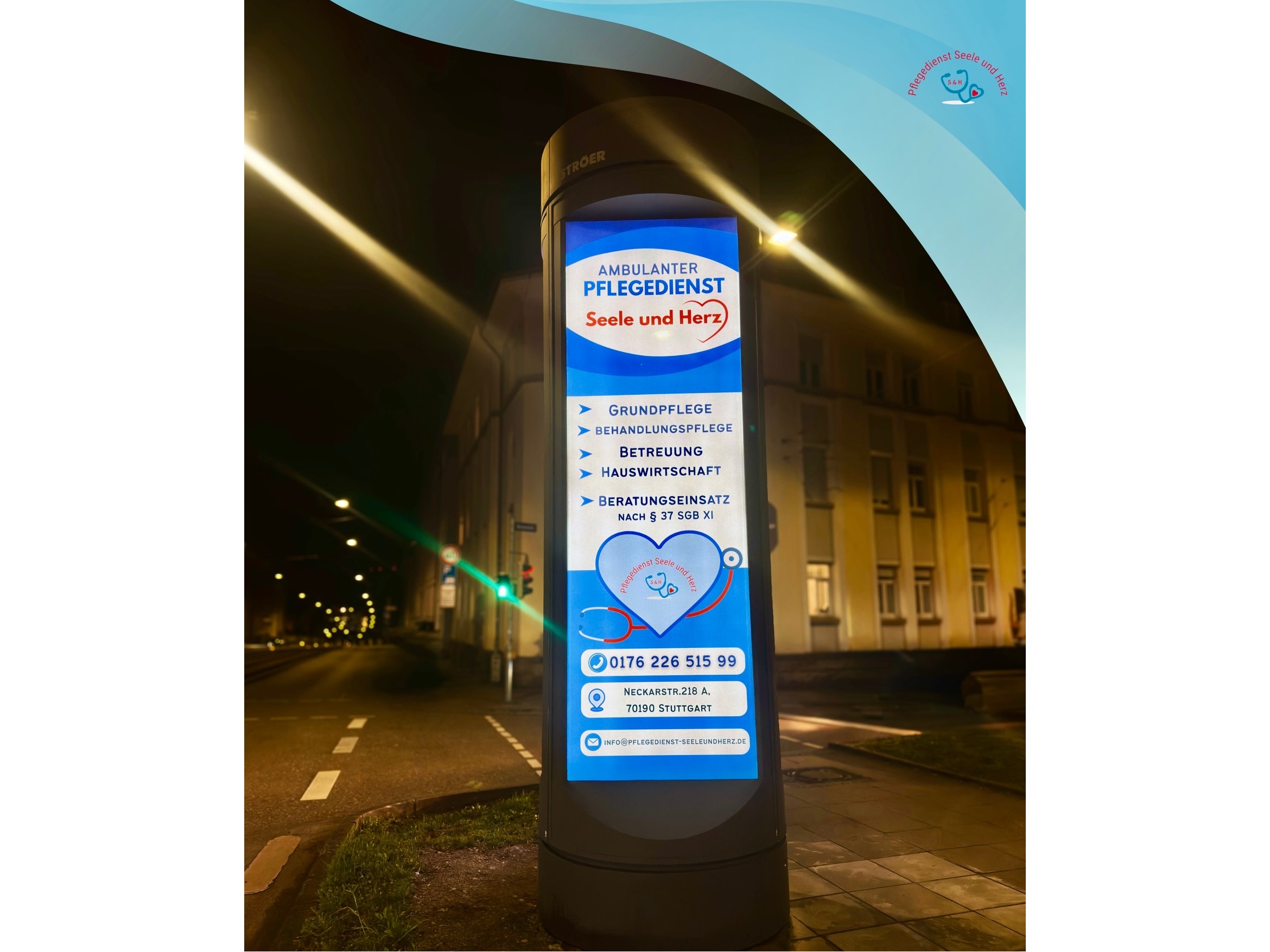 Pflegedienst - Seele und Herz, Neckarstrasse 218A in Stuttgart