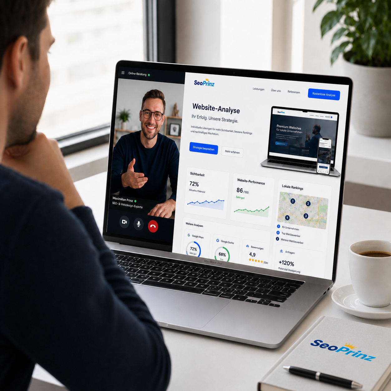 Bild 1 SeoPrinz | Premium Webdesign & Local SEO Agentur München in Garching bei München