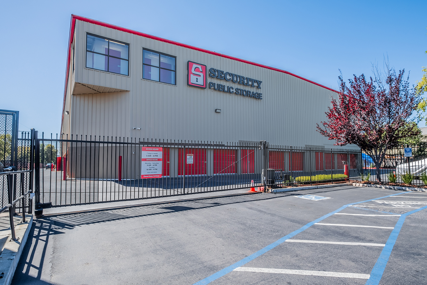 Fully-Gated Storage Facility in San Mateo, CA.