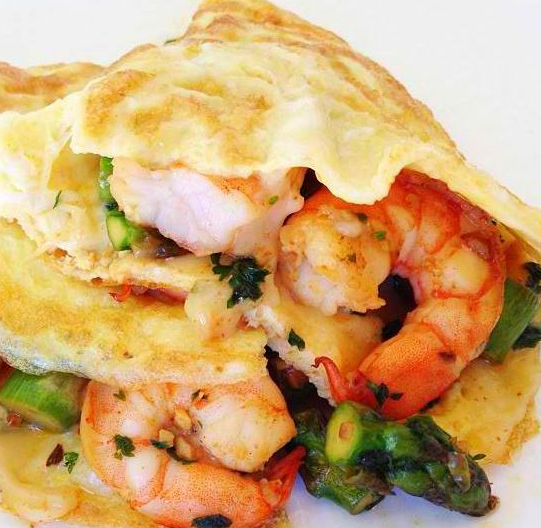 Shrimp Omelet