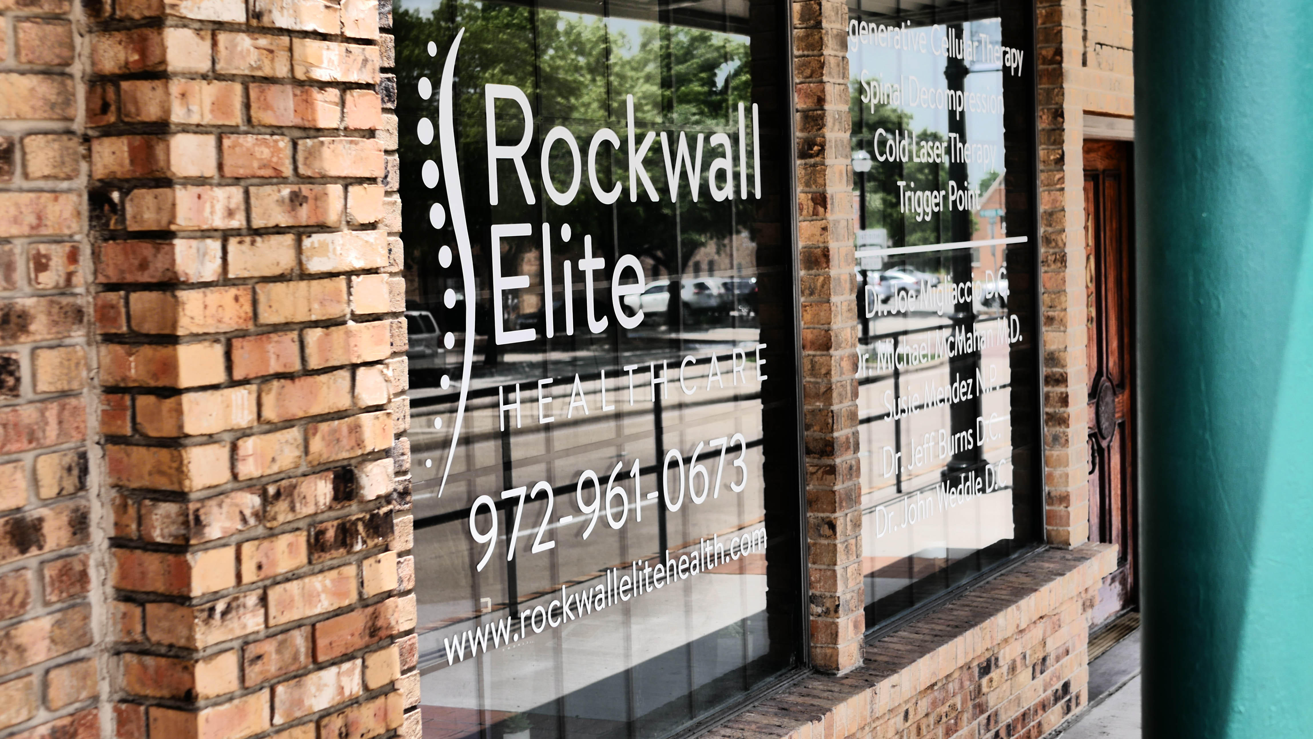 Rockwall Elite Healthcare WIndow