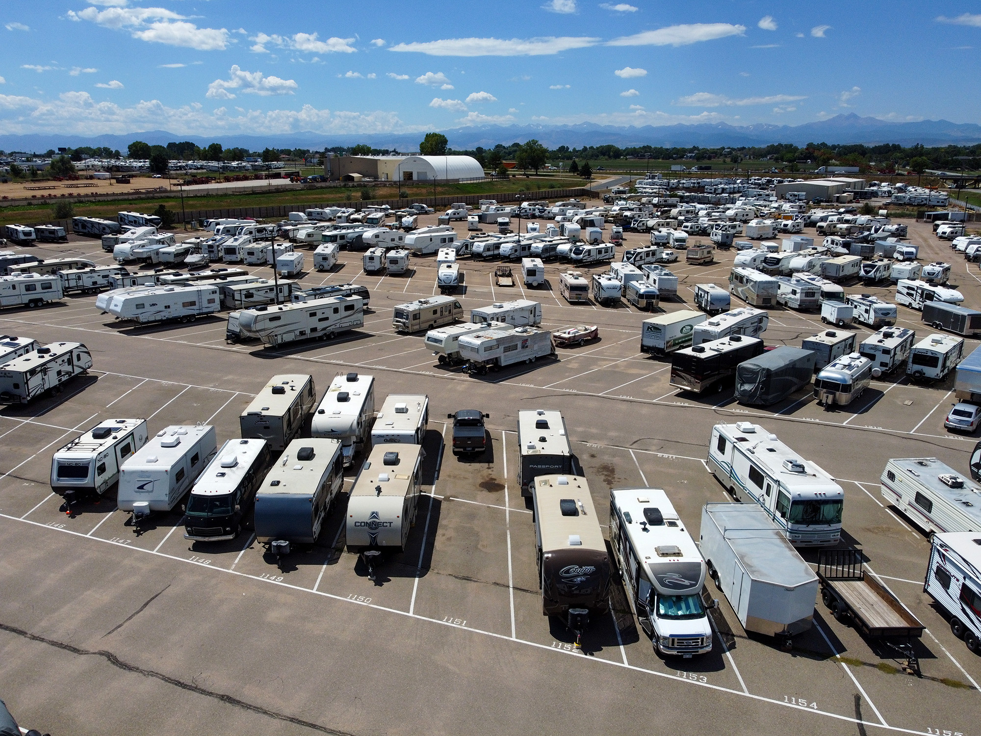 RV storage with dump station in Northern Colorado