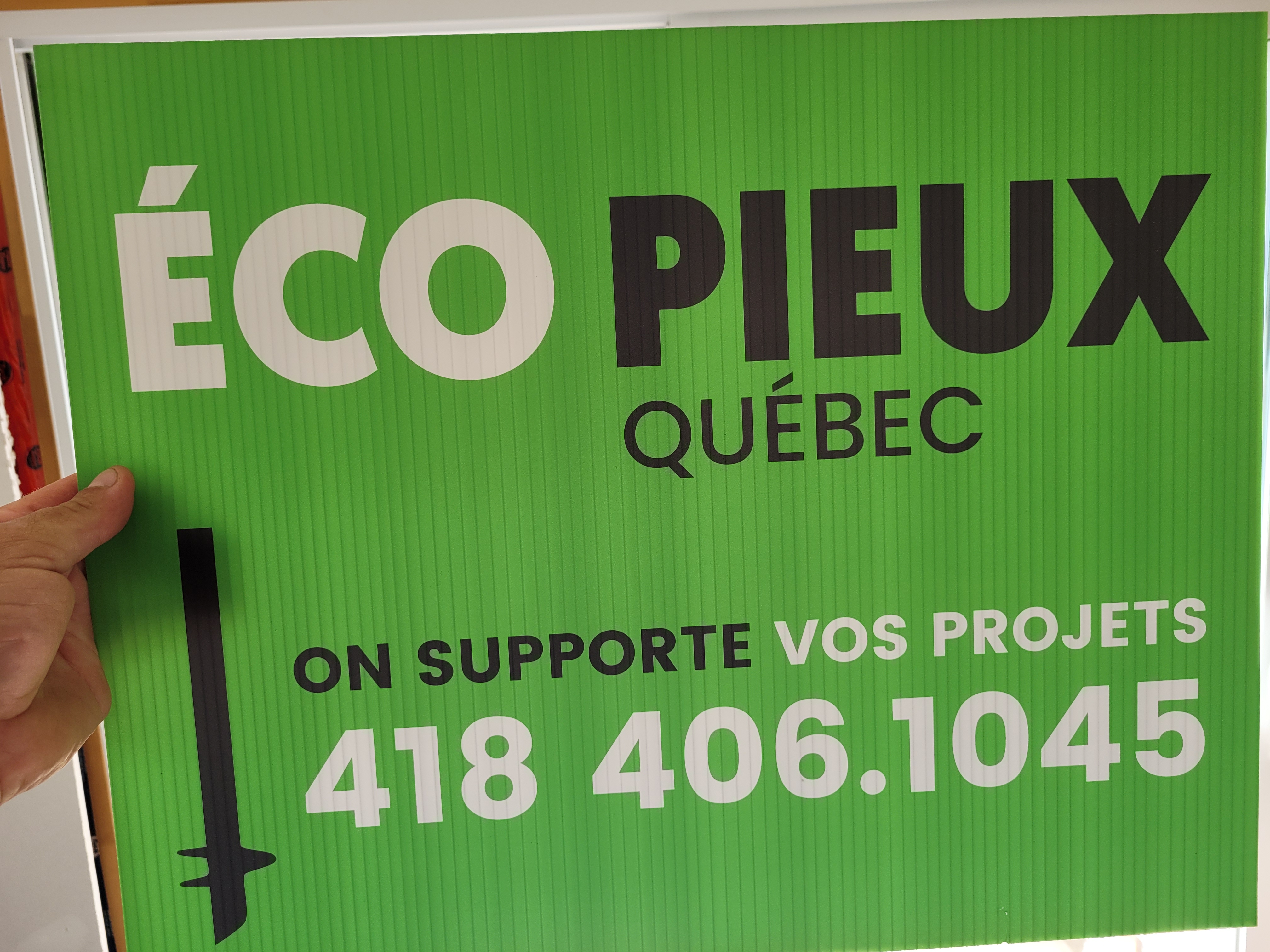 Images Éco Pieux Québec | Pieux vissés