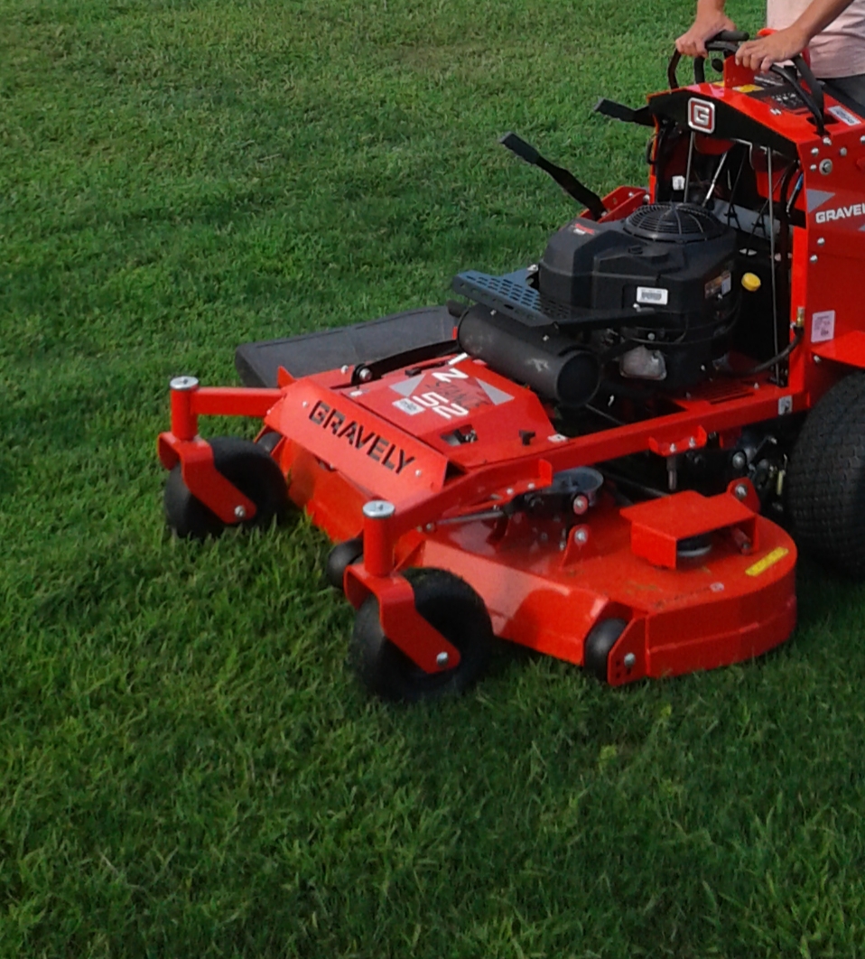 Whether a single mow or part of a recommended weekly mowing schedule, our expert staff knows the optimal time to mow shorter or longer, and how to spot problems in the grass condition. A commercial-grade, stand-on mower and zero-turn riding mower produce perfectly striped finishes on any lawn.