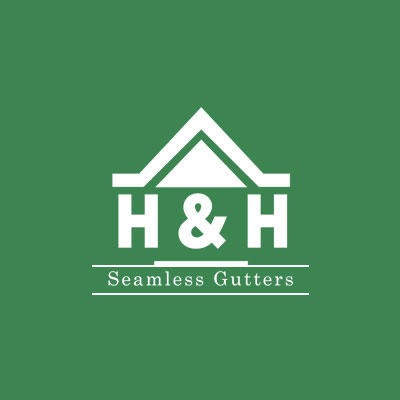 H & H Seamless Gutters Logo