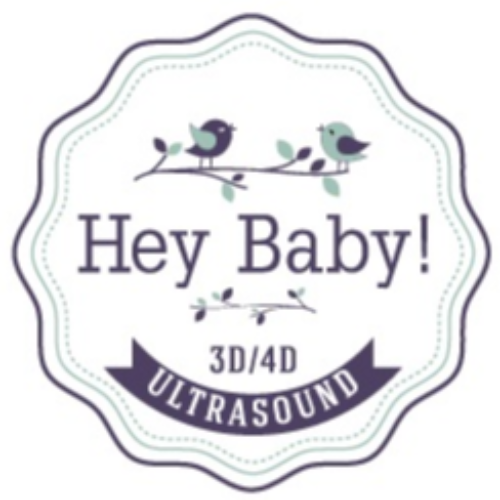 Hey Baby 3D4D Ultrasound Logo