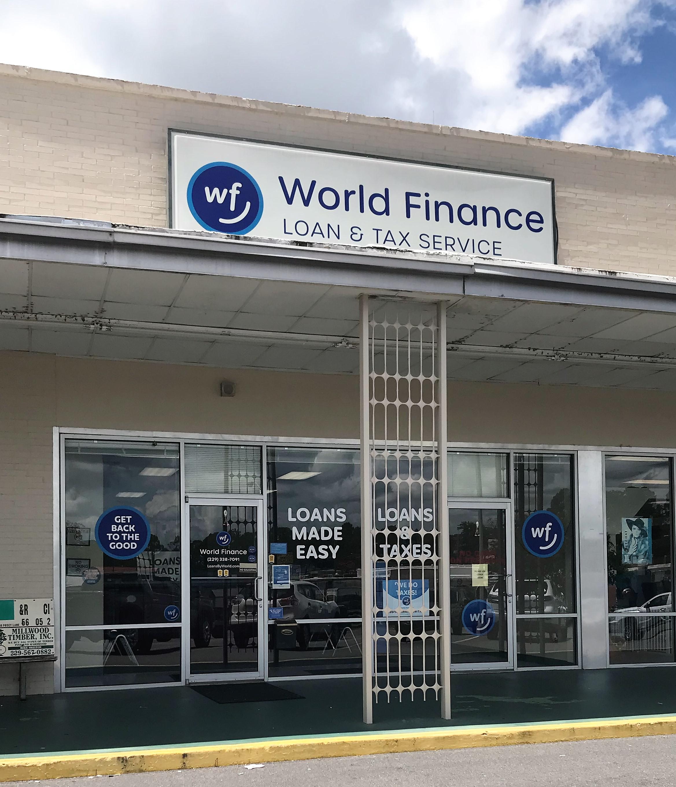Front of Branch - angle view World Finance Ashburn (229)338-7091