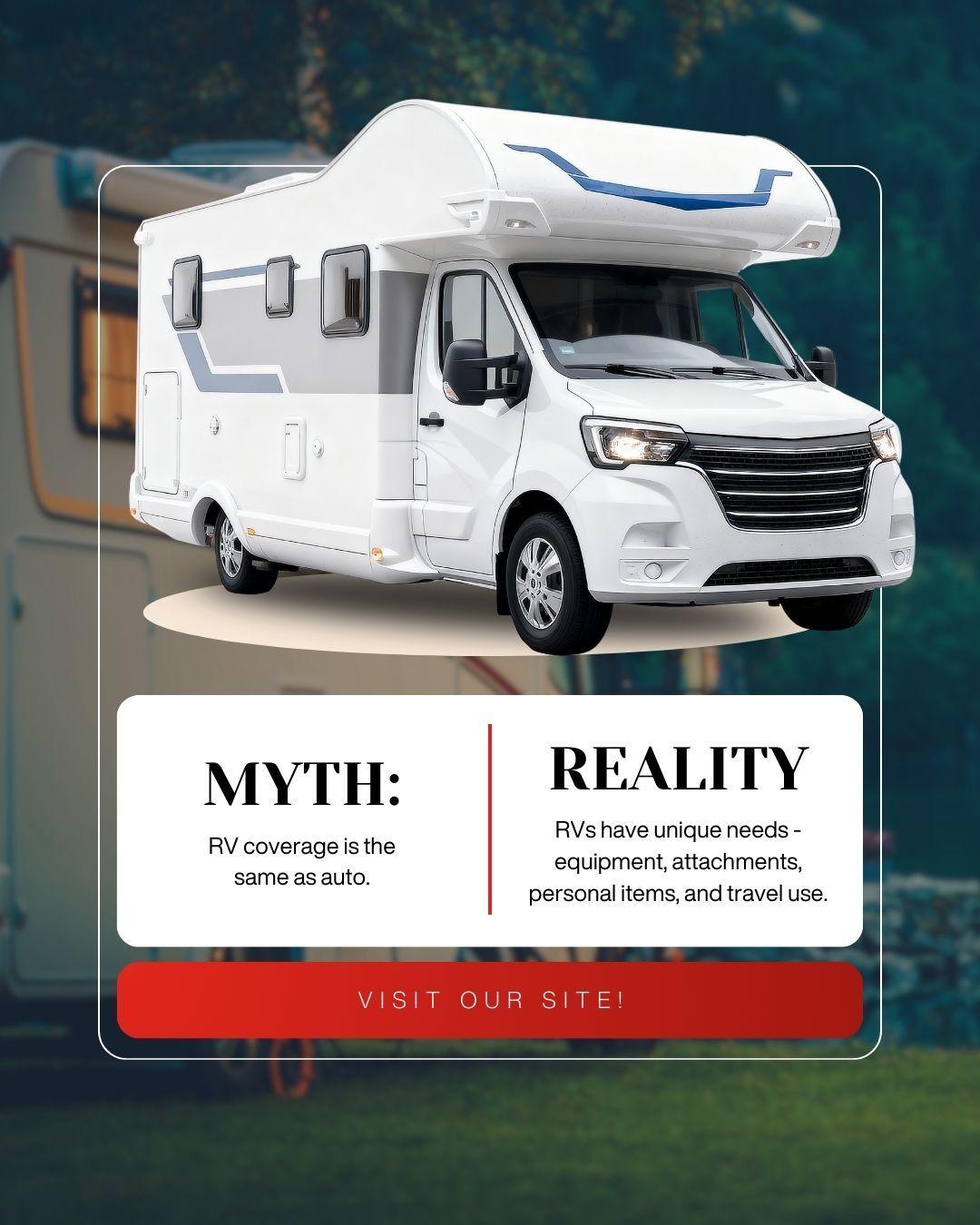 People often ask if RV insurance is the same as car insurance. If you added gear or changed your travel style, review your RV coverage to make sure it still fits your needs.