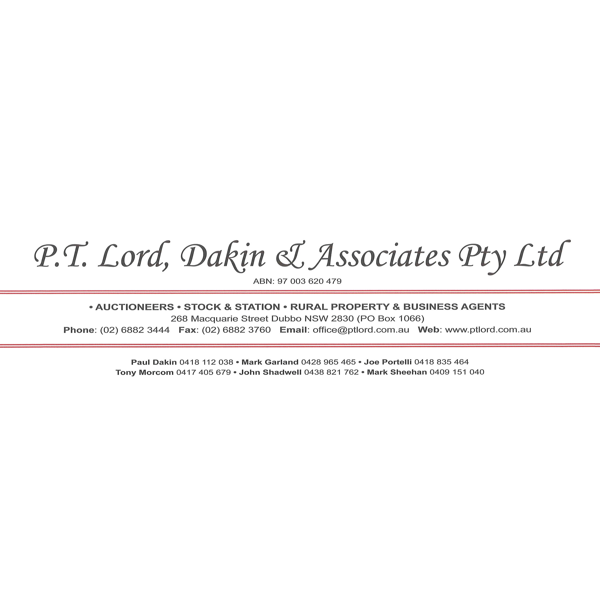 P.T. Lord Dakin & Associates Pty Ltd - Dubbo, NSW 2830 - (02) 6882 3444 | ShowMeLocal.com