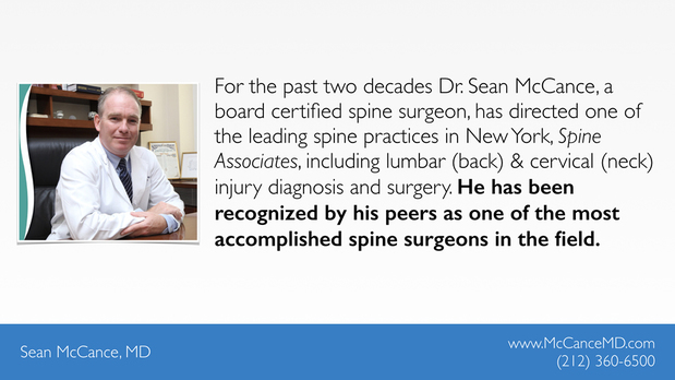Images Spine Associates: Sean McCance, MD