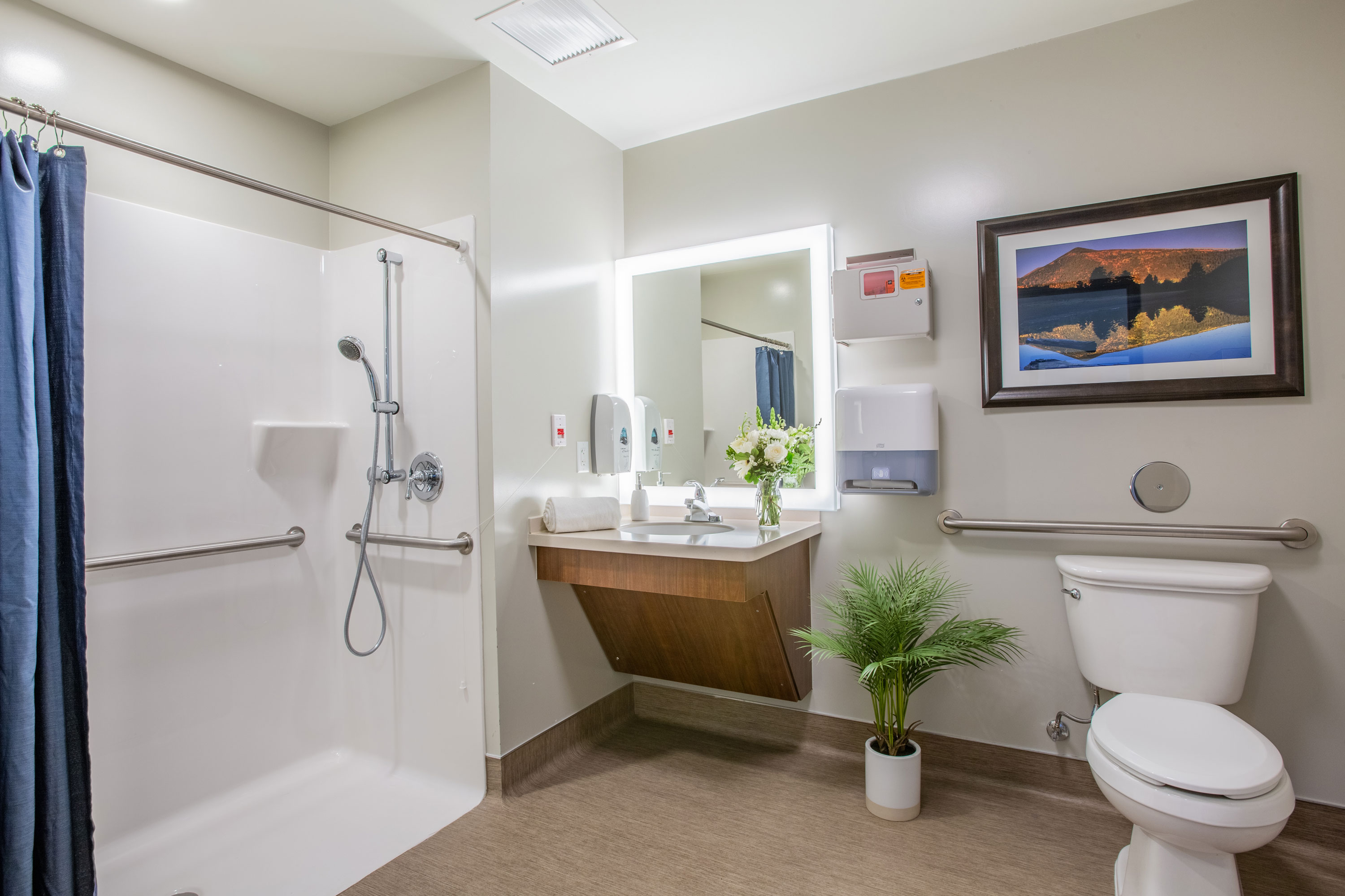 Resident Room Bathroom