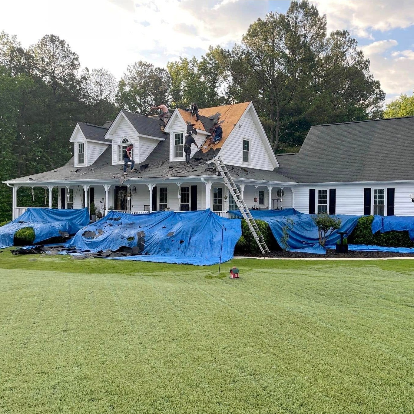 Local roofing replacement in north georgia by rooks roofing 